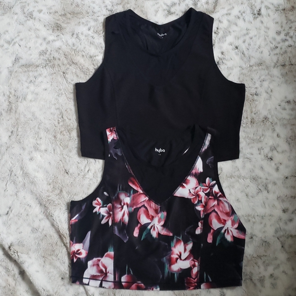 Set of 2 Hyba Workout Crop Top- Size L